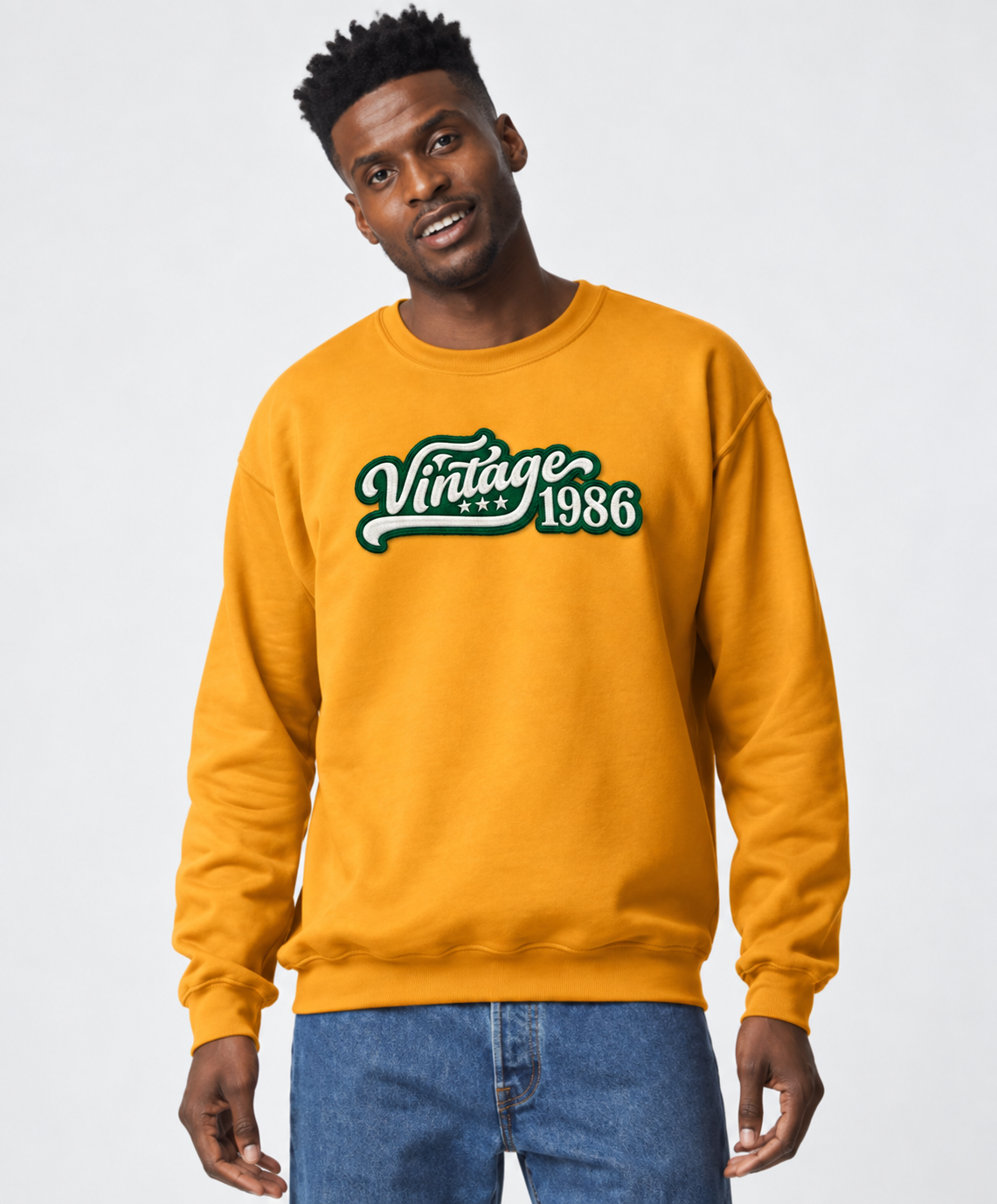 Vintage 1986 Embroidered Crewneck Sweatshirt "Class Reunion"