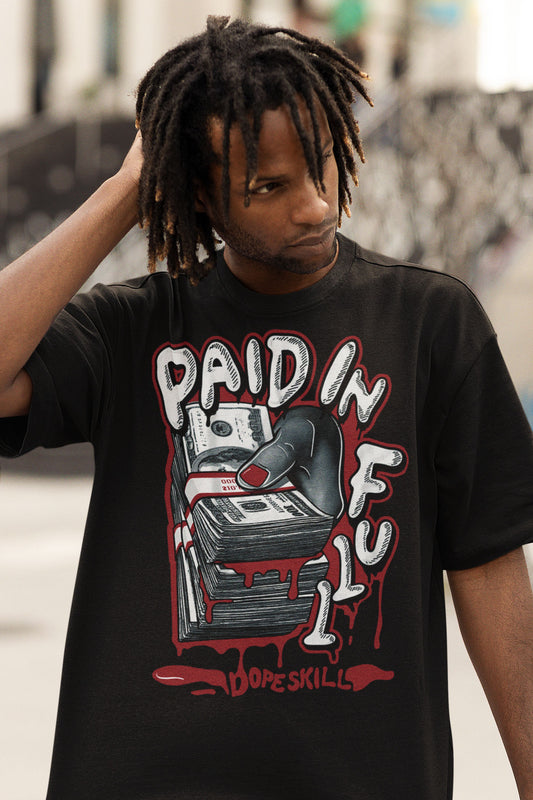 "Instant Download" Paid in Full - White Toner  Ready to Press To Black Shirt